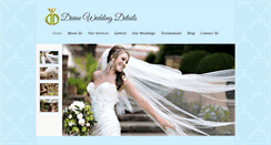 Desktop Screenshot of divineweddingdetails.com
