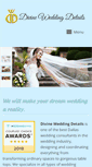Mobile Screenshot of divineweddingdetails.com